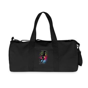 Running Sport Jogger Runner Racing Running Jogging - Recycled Canvas Sports Bag by Stanley/Stella - black - Front