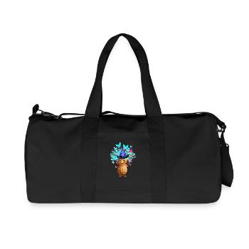 Spring Magic Peanut Peanuts Natural Insects - Recycled Canvas Sports Bag by Stanley/Stella - black - Front
