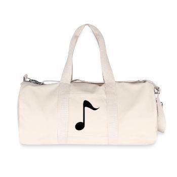 Note - Recycelte Canvas-Sporttasche von Stanley/Stella - Naturweiß - Vorne