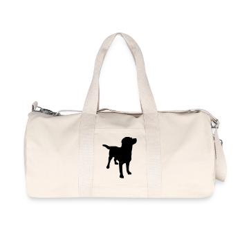 Chien Labrador - Sac de sport en toile recyclée Stanley/Stella - blanc naturel - Devant