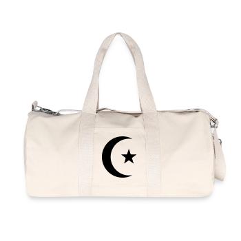 star_and_crescent - Sac de sport en toile recyclée Stanley/Stella - blanc naturel - Devant