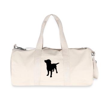 pet dog - Recycled Canvas Sports Bag by Stanley/Stella - natural - Front