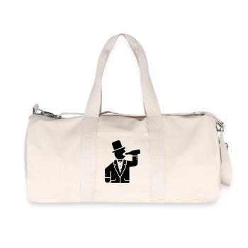 bachelor__f1 - Recycelte Canvas-Sporttasche von Stanley/Stella - Naturweiß - Vorne
