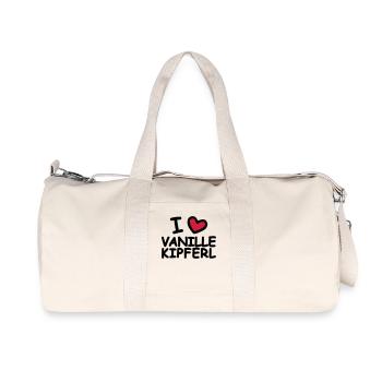 I Love Vanilla Crescents - Recycled Canvas Sports Bag by Stanley/Stella - natural - Front