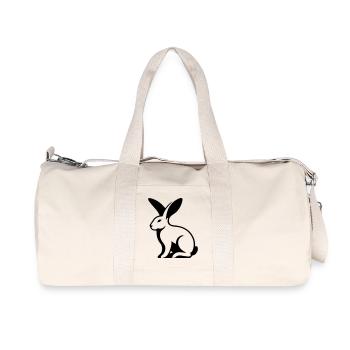 Lapin Lapin - Sac de sport en toile recyclée Stanley/Stella - blanc naturel - Devant