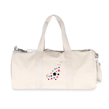 Stars - Stars - Space - Recycled Canvas Sports Bag by Stanley/Stella - natural - Front