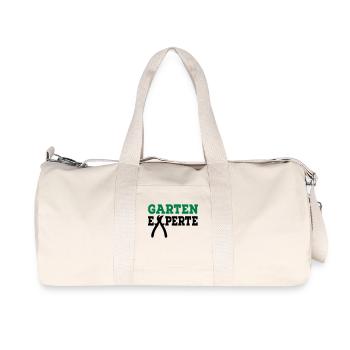 Expert de jardin - Sac de sport en toile recyclée Stanley/Stella - blanc naturel - Devant