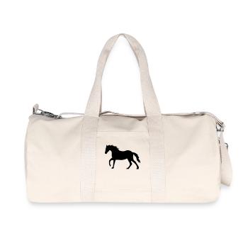 Pferd - Recycelte Canvas-Sporttasche von Stanley/Stella - Naturweiß - Vorne