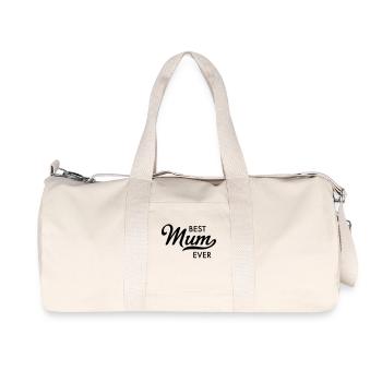 meilleure maman jamais - Sac de sport en toile recyclée Stanley/Stella - blanc naturel - Devant
