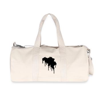Belgium Graffiti - Recycled Canvas Sports Bag by Stanley/Stella - natural - Front