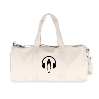 Surf / Surfing / Surfer / Surfen / Beach - Recycled Canvas Sports Bag by Stanley/Stella - natural - Front