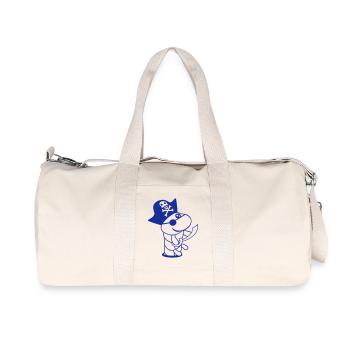 Trou de chenille Pirate Capitaine Chapeau Drôle Mignon Bande dessinée - Sac de sport en toile recyclée Stanley/Stella - blanc naturel - Devant
