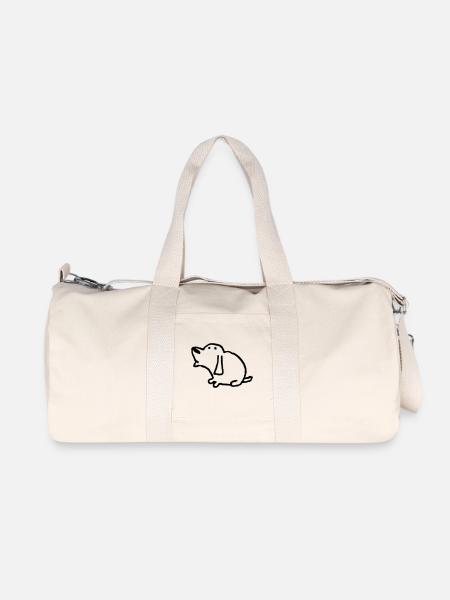 Kleiner Hund - Recycelte Canvas-Sporttasche von Stanley/Stella - Naturweiß