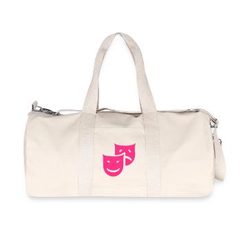 théâtre - Sac de sport en toile recyclée Stanley/Stella - blanc naturel - Devant