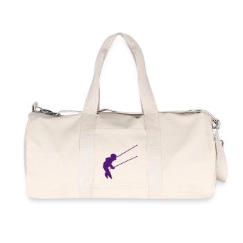 Schaukeln / swinging boy (1c) - Recycled Canvas Sports Bag by Stanley/Stella - natural - Front