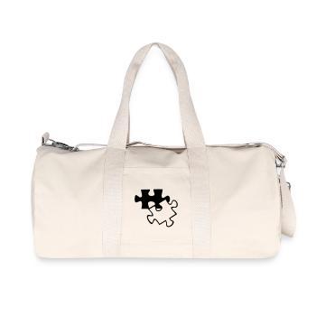 Wrong Part one color - Recycled Canvas Sports Bag by Stanley/Stella - natural - Front