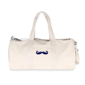 moustache - Recycled Canvas Sports Bag by Stanley/Stella - natural - Front