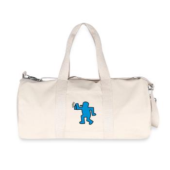 graffiti man - Sac de sport en toile recyclée Stanley/Stella - blanc naturel - Devant