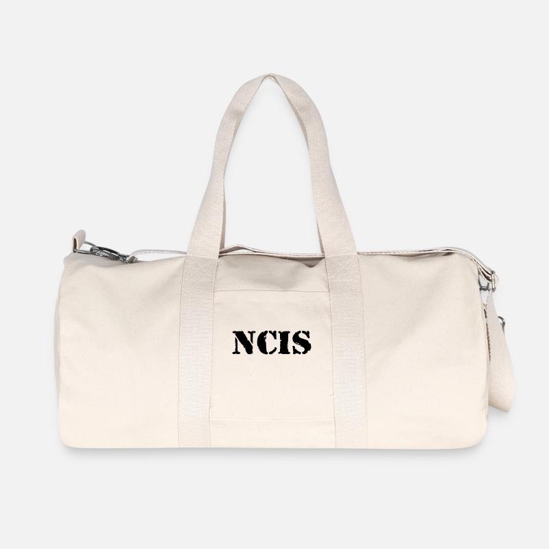 NCIS N.C.I.S - Recycelte Canvas-Sporttasche von Stanley/Stella - Naturweiß
