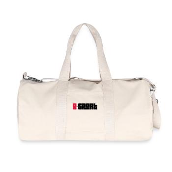 E-Sport - Sac de sport en toile recyclée Stanley/Stella - blanc naturel - Devant