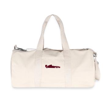 race car 107 - Recycled Canvas Sports Bag by Stanley/Stella - natural - Front