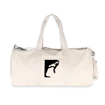 bouldern - Recycelte Canvas-Sporttasche von Stanley/Stella - Naturweiß - Vorne
