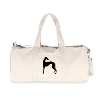 galgo shape2 - Recycelte Canvas-Sporttasche von Stanley/Stella - Naturweiß - Vorne