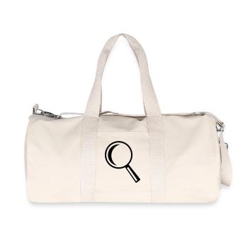 lupe_f1 - Recycelte Canvas-Sporttasche von Stanley/Stella - Naturweiß - Vorne