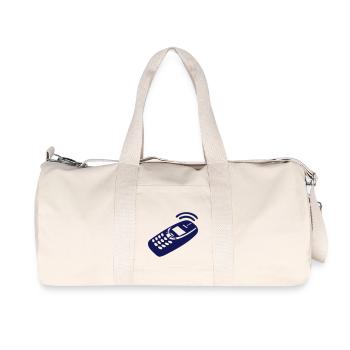 Mobile Phone - Recycled Canvas Sports Bag by Stanley/Stella - natural - Front