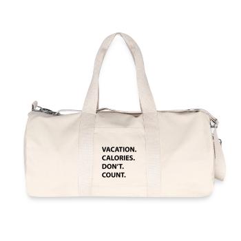 Vacation calories - Recycled Canvas Sports Bag by Stanley/Stella - natural - Front