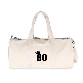 80_krone_f1 - Sac de sport en toile recyclée Stanley/Stella - blanc naturel - Devant