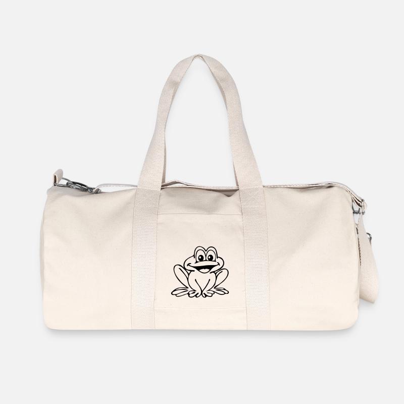 Frog - Recycelte Canvas-Sporttasche von Stanley/Stella - Naturweiß