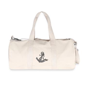 Crew Anker Abzeichen Rang - Recycelte Canvas-Sporttasche von Stanley/Stella - Naturweiß - Vorne