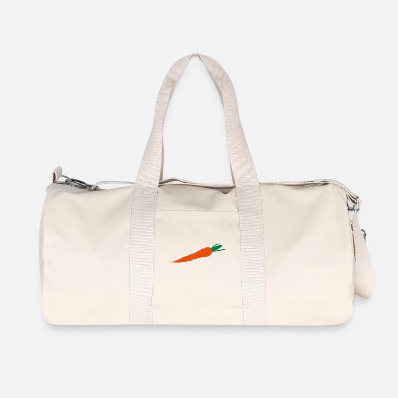 Karotte - Recycelte Canvas-Sporttasche von Stanley/Stella - Naturweiß
