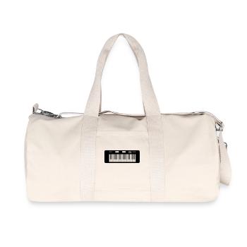 keyboard - Recycelte Canvas-Sporttasche von Stanley/Stella - Naturweiß - Vorne