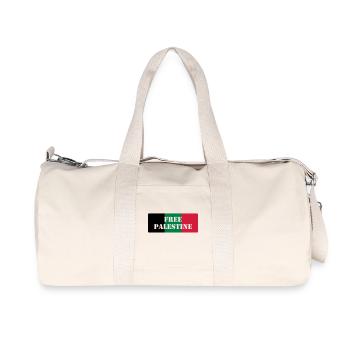 Free Palestine - Sac de sport en toile recyclée Stanley/Stella - blanc naturel - Devant