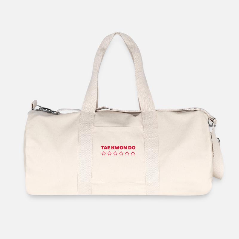 Taekwondo Taekwondoin Tae-Kwon-Do Tae Kwon Do - Recycelte Canvas-Sporttasche von Stanley/Stella - Naturweiß