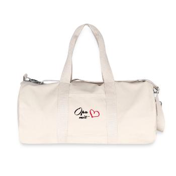 Opa - Recycelte Canvas-Sporttasche von Stanley/Stella - Naturweiß - Vorne