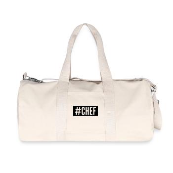 chef - Sac de sport en toile recyclée Stanley/Stella - blanc naturel - Devant