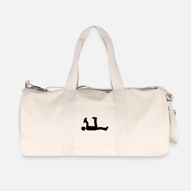 drunk - Recycelte Canvas-Sporttasche von Stanley/Stella - Naturweiß