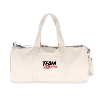 team_member_desn_ts2 - Sac de sport en toile recyclée Stanley/Stella - blanc naturel - Devant