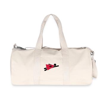 Super Hero - Recycled Canvas Sports Bag by Stanley/Stella - natural - Front