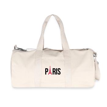 I love Paris, Paris mit Eifelturm - Sac de sport en toile recyclée Stanley/Stella - blanc naturel - Devant