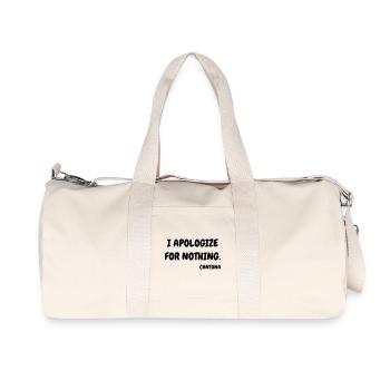 Football - Fußball - Fútbol - Calcio - Foot - Cool - Sac de sport en toile recyclée Stanley/Stella - blanc naturel - Devant