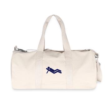 bains de soleil icone repos tranquille - Sac de sport en toile recyclée Stanley/Stella - blanc naturel - Devant