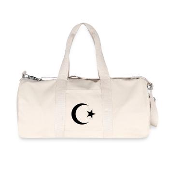 Islam - Recycelte Canvas-Sporttasche von Stanley/Stella - Naturweiß - Vorne