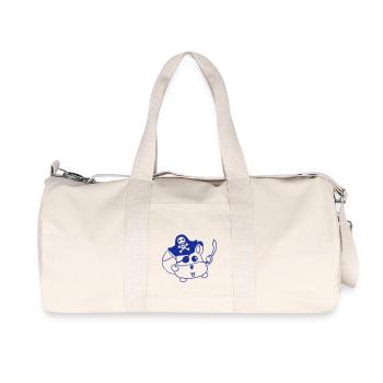 Kleiner Süßer Kapitän Fuchs Pirat Tier Augenklappe - Recycelte Canvas-Sporttasche von Stanley/Stella - Naturweiß - Vorne