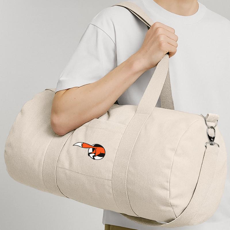 Fox Hole Buttocks Back Burrow Going In Recycled Canvas Sports Bag by Stanley/Stella