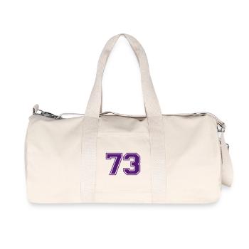 73 - Sac de sport en toile recyclée Stanley/Stella - blanc naturel - Devant