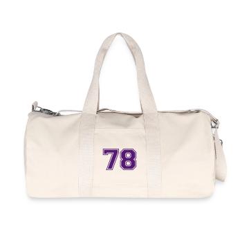 78 - Recycelte Canvas-Sporttasche von Stanley/Stella - Naturweiß - Vorne